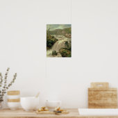 Waterval op de Neath, South Wales Poster (Keuken)