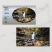 Waterval op de Rocks Visitekaartje (Voorkant / Achterkant)