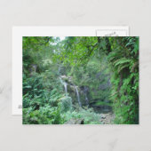 Waterval op de weg naar het Briefkaart Hana (Voorkant / Achterkant)