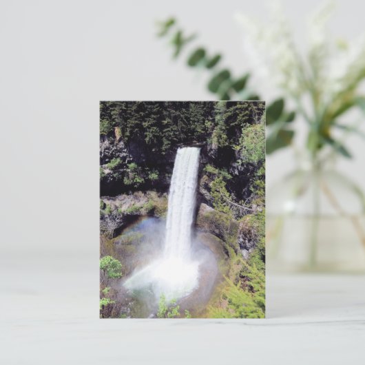 Waterval op het Briefkaart van Whistler (Staand voorkant)