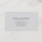 Waterval op Lotus met OM-symbool YOGA-instructie Visitekaartje (Achterkant)