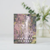 Waterval op weg naar Hana | BRIEFKAART (Staand voorkant)