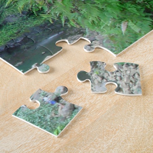 Waterval op weg naar Hana Puzzle Legpuzzel (Zijkant)