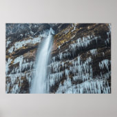 Waterval Peričnik in Mojstrana, Slovenië Poster (Voorkant)