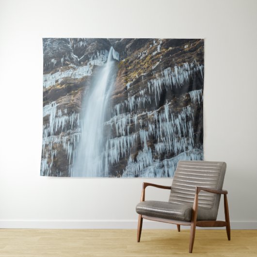 Waterval Peričnik in Mojstrana, Slovenië Wandkleed (In Situ (horizontaal))