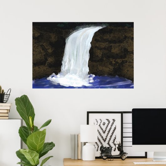 Waterval Poster (Thuiskantoor)