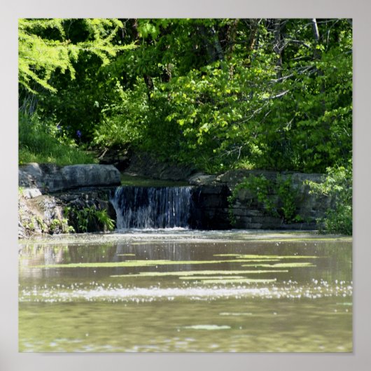waterval poster (Voorkant)
