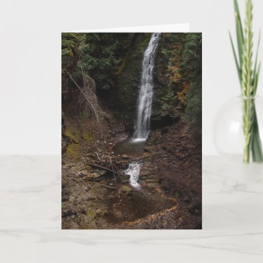 Waterval, Psalm 41 (42) Wenskaart Kaart (Voorkant)