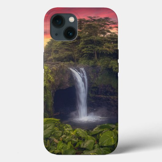 Waterval | Rainbow-Herfsten, Hilo, Hawaii Case-Mate iPhone Case (Achterkant)