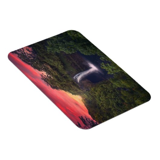 Waterval | Rainbow-Herfsten, Hilo, Hawaii Magneet (Rechterzijde)