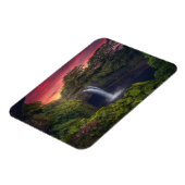 Waterval | Rainbow-Herfsten, Hilo, Hawaii Magneet (Linkerzijde)