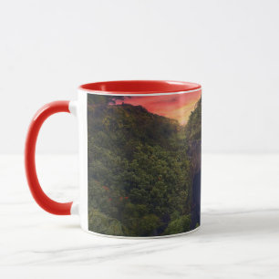 Waterval   Rainbow-Herfsten, Hilo, Hawaii Mok