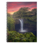 Waterval | Rainbow-Herfsten, Hilo, Hawaii Notitieboek (Voorkant)