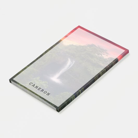 Waterval | Rainbow-Herfsten, Hilo, Hawaii Post-it® Notes (Schuin)