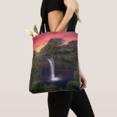 Waterval | Rainbow-Herfsten, Hilo, Hawaii Tote Bag (Dichtbij)