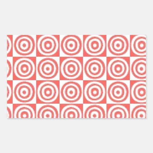 waterval rechthoekige sticker (Voorkant)