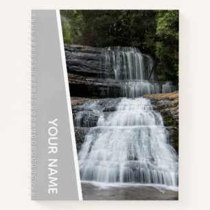 Waterval regenwoud Tasmanië Australië, Zilver Notitieboek