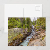 Waterval & riviercascade briefkaart (Voorkant / Achterkant)
