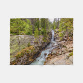 Waterval & riviercascade fleece deken (Voorkant (Horizontaal))