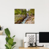 Waterval & riviercascade poster (Thuiskantoor)