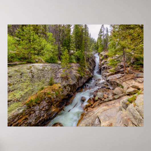 Waterval & riviercascade poster (Voorkant)