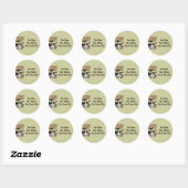 Waterval Ronde Sticker (Vel)