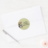 Waterval Ronde Sticker (Envelop)