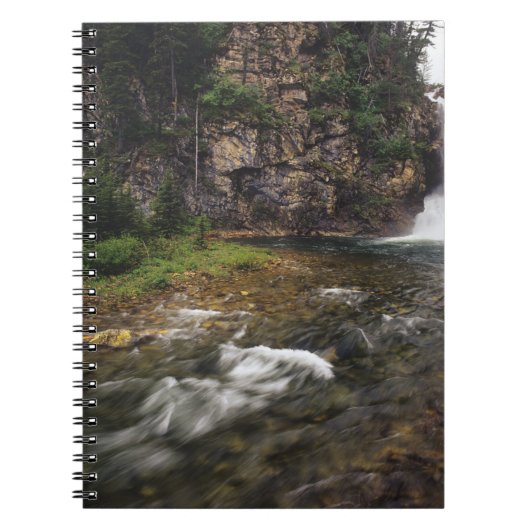 Waterval Running Eagle, ook bekend als Trick Falls Notitieboek (Voorkant)