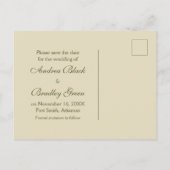 Waterval Save the Date Briefkaart (Achterkant)