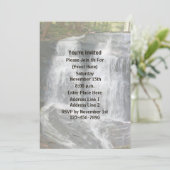 Waterval Schilderen Natuur Art Party Kaart (Staand voorkant)