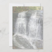 Waterval Schilderen Natuur Art Party Kaart (Achterkant)