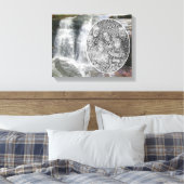 waterval schilderij Creëer Uw eigen foto Canvas Afdruk (Insitu (Slaapkamer))