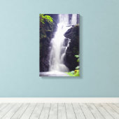 Waterval, Schotland Canvas print (Insitu (Houten vloer))