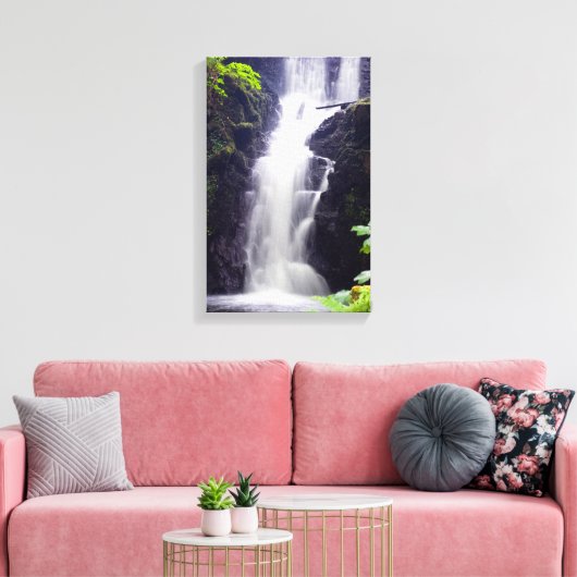 Waterval, Schotland Canvas print (Insitu (Woonkamer))