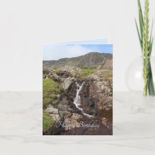 Waterval, Seathwaite, Lake District, Engeland Kaart