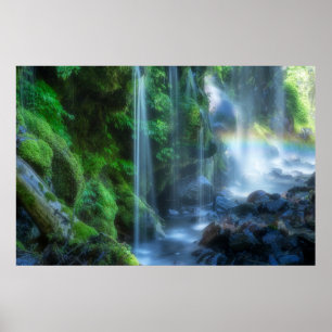 Waterval   Shinmata Ravine, Japan Poster