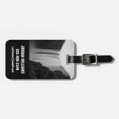 Waterval | Skogafoss Waterfall, IJsland Bagagelabel (Voorkant horizontaal)