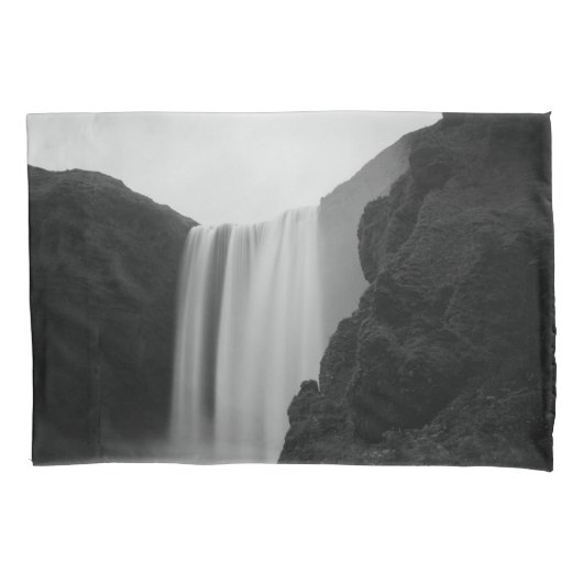 Waterval | Skogafoss Waterfall, IJsland Kussensloop (Voorkant)