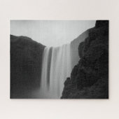 Waterval | Skogafoss Waterfall, IJsland Legpuzzel (Horizontaal)