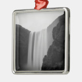 Waterval | Skogafoss Waterfall, IJsland Metalen Ornament (Links)