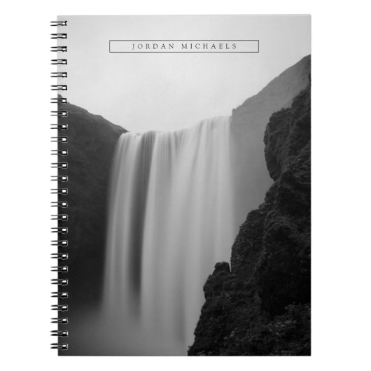Waterval | Skogafoss Waterfall, IJsland Notitieboek (Voorkant)