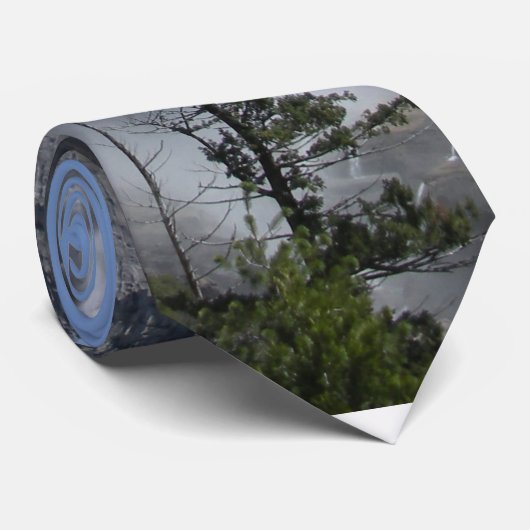 Waterval Stropdas - Yosemite Herfsten (Opgerold)