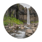 Waterval | Svartifoss Waterfall, IJsland Snijplank (Voorkant)