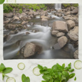 Waterval | Svartifoss Waterfall, IJsland Theedoek (Gevouwen)