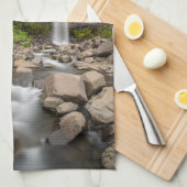 Waterval | Svartifoss Waterfall, IJsland Theedoek (Quarter Fold)