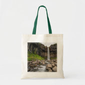 Waterval | Svartifoss Waterfall, IJsland Tote Bag (Voorkant)