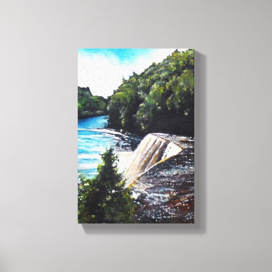 Waterval - Tahquamenon Herfsten, MI | Canvas Print (Voorkant)