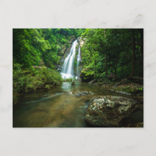 Waterval Tamnung Waterfall, Phuket Thailand Briefkaart