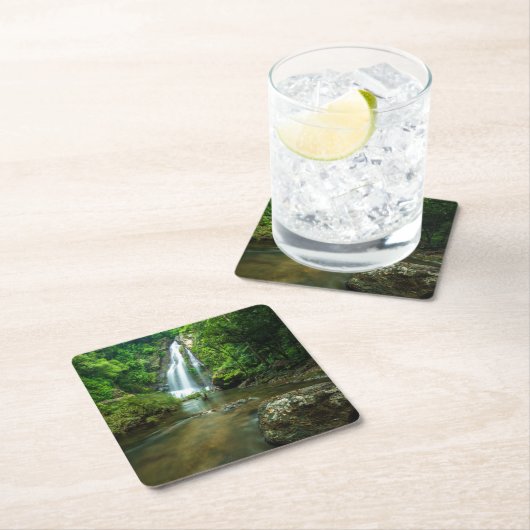 Waterval | Tamnung Waterfall, Phuket Thailand Kartonnen Onderzetters (Insitu)