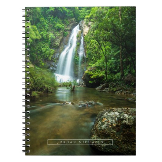 Waterval | Tamnung Waterfall, Phuket Thailand Notitieboek (Voorkant)